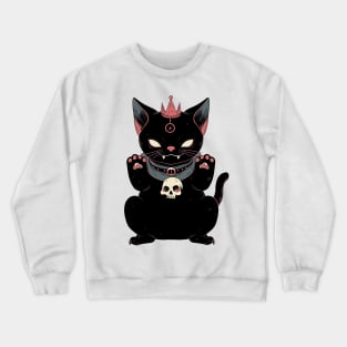 Metalhead Kitty Crewneck Sweatshirt